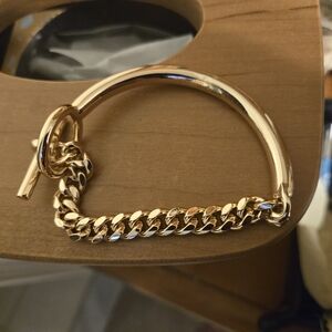 Ransom Gold Chain Toggle Bracelet